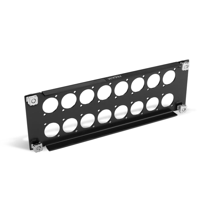 Proaim 2U 16-way Patch Bay for CV4 Soundchief Channel Cart| For Sound Recording & Production