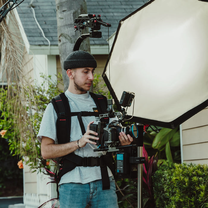 Flycam Flowline Starter with Placid Stabilizing Arm for Camera & Gimbals (5-7.5kg/11–16lb)