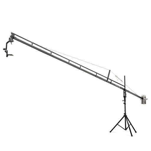 PROAIM 18ft Camera Crane with Jr. Pan and Tilt Head, Tripod Stand and 12V Battery Pack