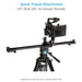 Proaim Zeal Slider for DSLR Video Camera | 4ft