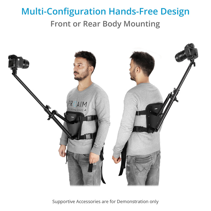 Flycam DSLR Camvest - Hands-Free Front & Rear Body Camera Mount Harness