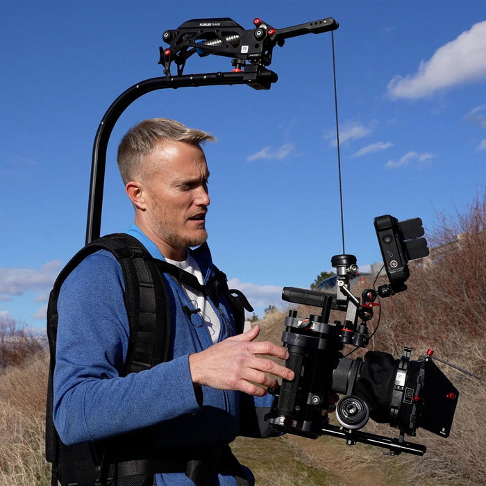 Flycam Flowline Master 180° with Placid Stabilizing Arm for Camera & Gimbals (5-12kg/11-26lb)