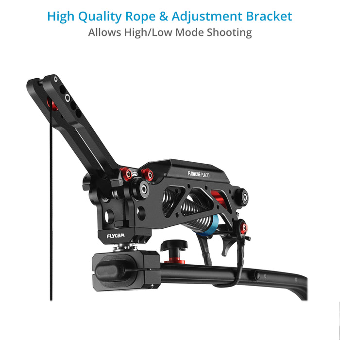 Flycam Flowline Master 180° with Placid Stabilizing Arm for Camera & Gimbals (5-12kg/11-26lb)