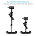 Flycam Vista-II Arm & Vest with Redking Video Camera Stabilizer