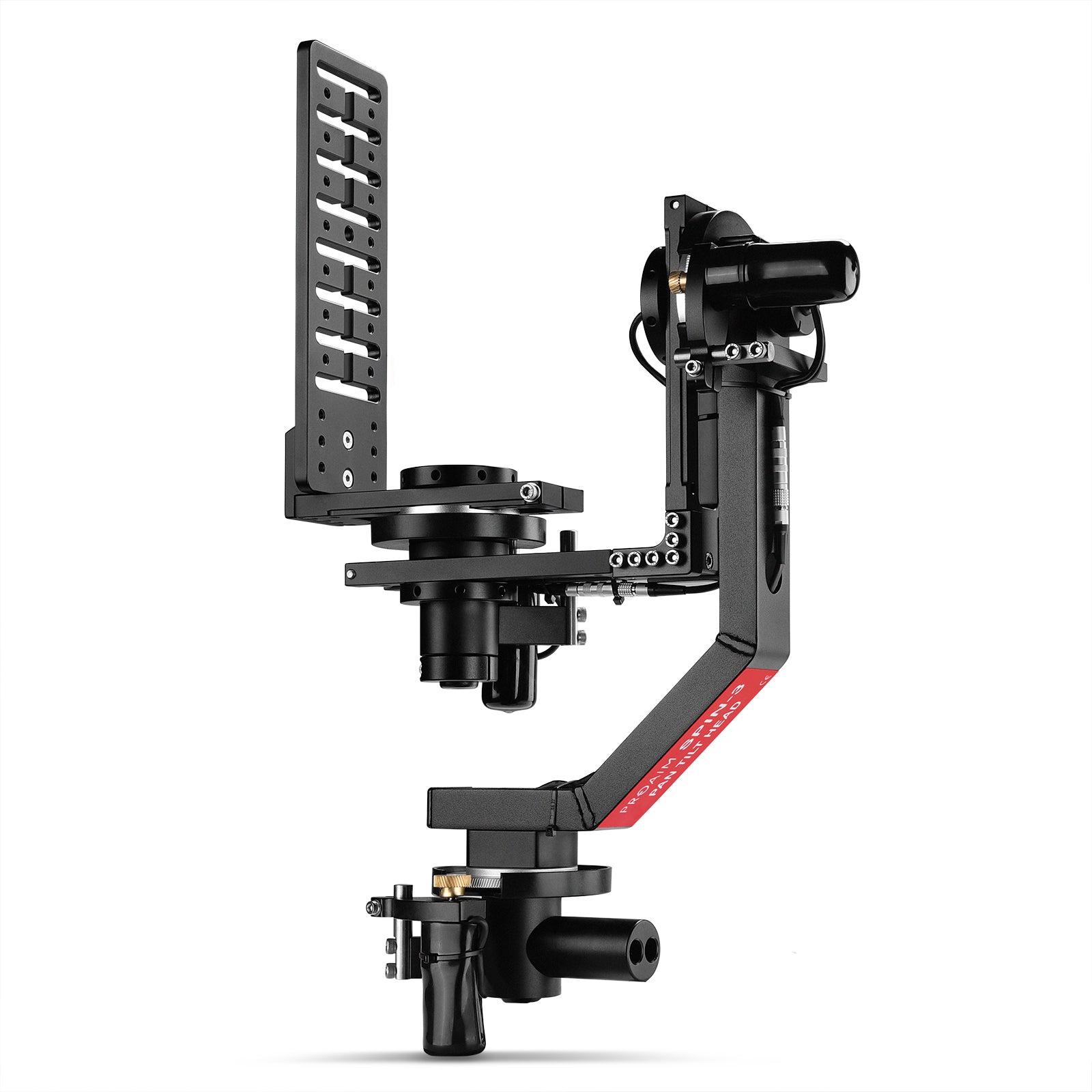 Spin-3 (3-Axis) Motorized Pan Tilt Head for Camera | Proaim