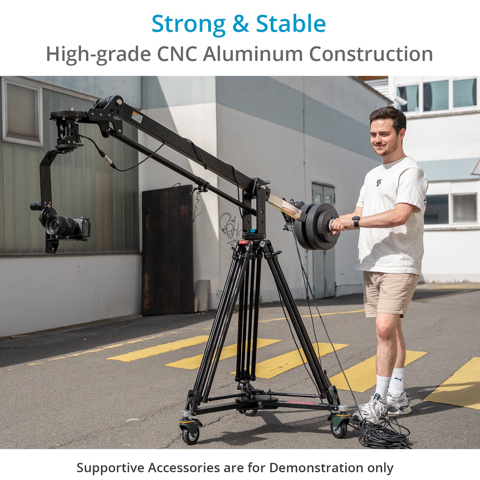 Proaim 100mm Camera Tripod Stand with Aluminum Spreader — Proaim.ca