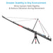 Proaim 24ft Camera Jib Crane Base Kit for Filmmakers & Production Units