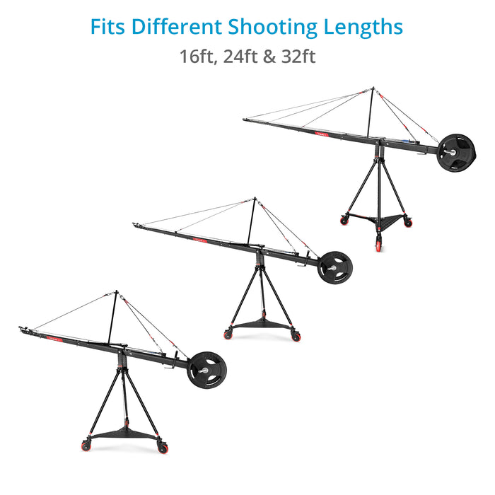 Proaim 32ft Flight Camera Jib/Crane Package for Filmmakers & Production Units