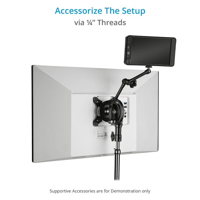 Proaim 360° Rotation VESA 75mm/100mm Tilting Monitor Mount — Proaim.ca