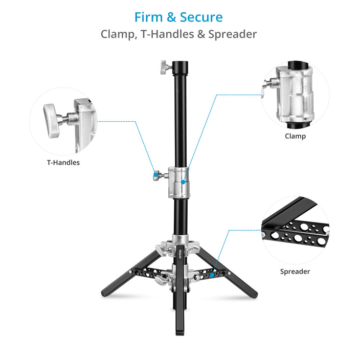 Proaim 38” Camera Slider Stand with 1-1/8" Junior Receiver, 20” Min Height | Payload - 36.3 kg/80lb