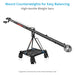 Proaim 40ft Jumbo Film Production Package - Camera Jib Crane w Heavy-Duty Stand, Dolly & 3-Axis Pan-Tilt Head