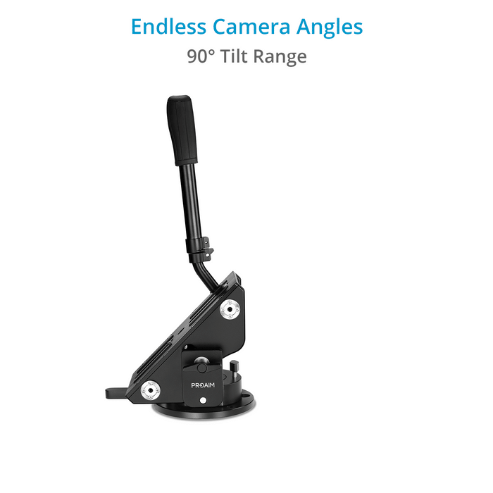 Proaim Rocker Camera Plate System with Flat Base Mount | Payload: 40kg/88lb