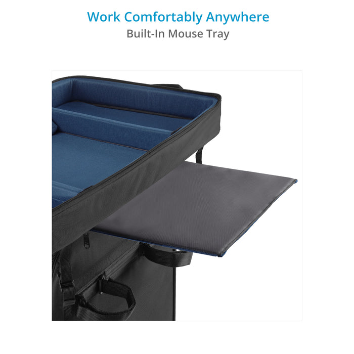 Proaim Cine Cube Mobile Audio Workstation Bag | Trolley System with Outdoor Wheels