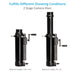 Proaim Cranked Telescopic Camera Bazooka Euro/Elemac Mount 16.8” to 24”