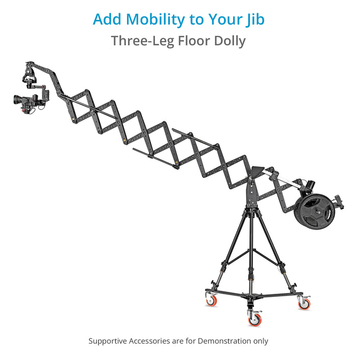 Proaim D-33 Portable Camera Tripod Dolly for Jibs/Cranes