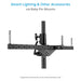 Proaim Dual Bar Mount with 5/8 Baby Pins for Monitors & Camera Support Accessories