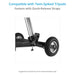 Proaim Foldable Floor/Track Video Camera Platform Dolly for Filmmakers | Payload: 250kg/550lb