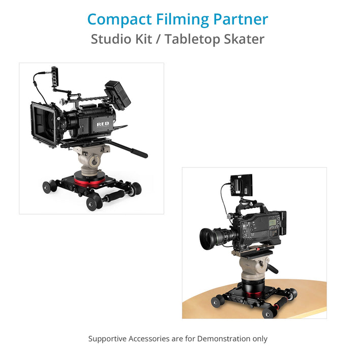 Proaim Fusion Video/Film Camera Dolly Slider with Track Ends+ Bag Packing.