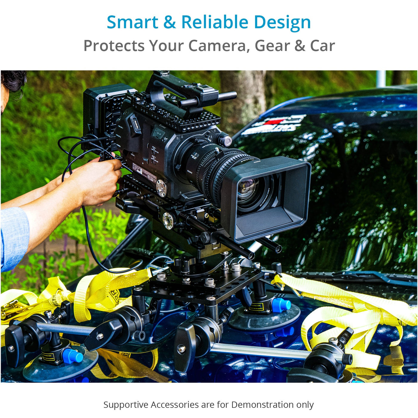Megagrip Car/Vehicle Camera Mount with Bag Packing | Proaim — Proaim.ca
