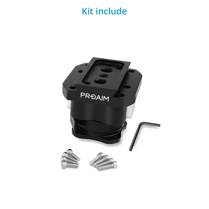 Proaim Quick Release Mount for Freefly MōVI (M5/M10/M15/PRO) Camera Gimbal