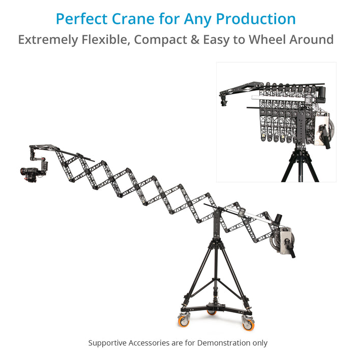 Proaim Powermatic Scissor 17ft Telescopic Camera Jib Crane Package