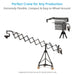Proaim Powermatic Scissor 17ft Telescopic Camera Jib Crane Package