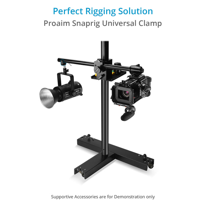 Proaim SnapRig Mini Super Clamp | Fits 30mm Speed Rails/Scaffold Tubes. SC-03