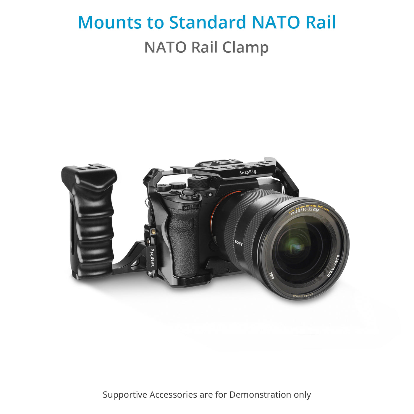SnapRig NATO Side Handle for Camera Cage / Rigs | Proaim — Proaim.ca