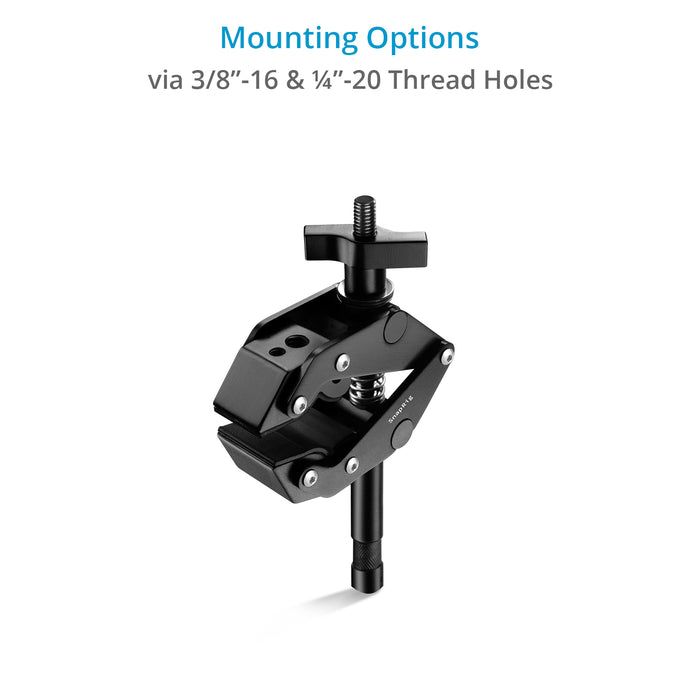 Proaim SnapRig Super Clamp with 5/8” Stud | Fits 60mm Speed Rails/Scaffold Tubes. SC-04