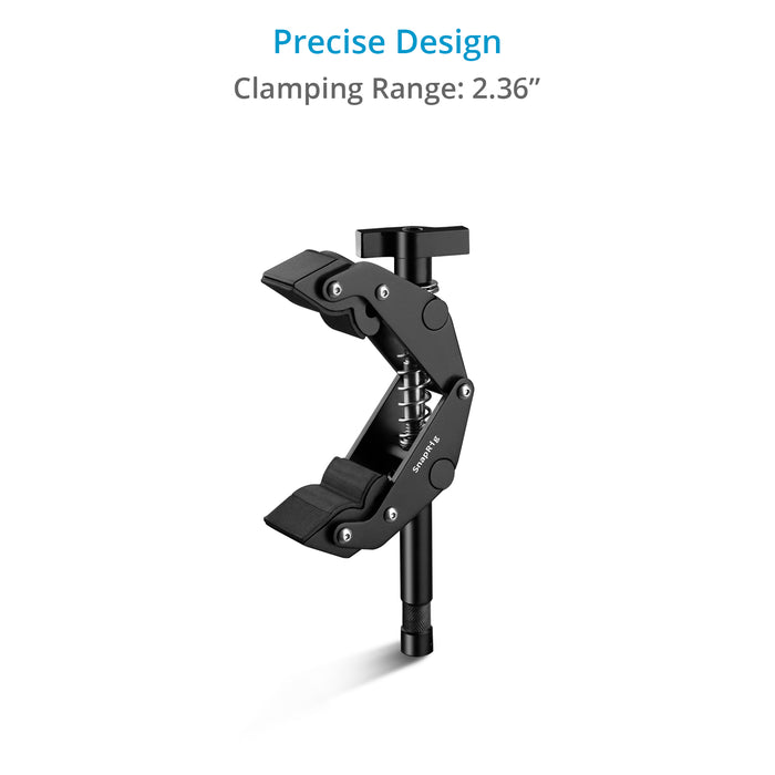 Proaim SnapRig Super Clamp with 5/8” Stud | Fits 60mm Speed Rails/Scaffold Tubes. SC-04