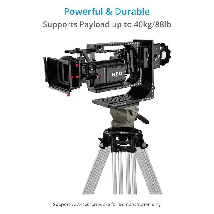 Proaim Spinhawk Professional 360° Rolling Video Camera Head for Filmmakers & Cinematographers