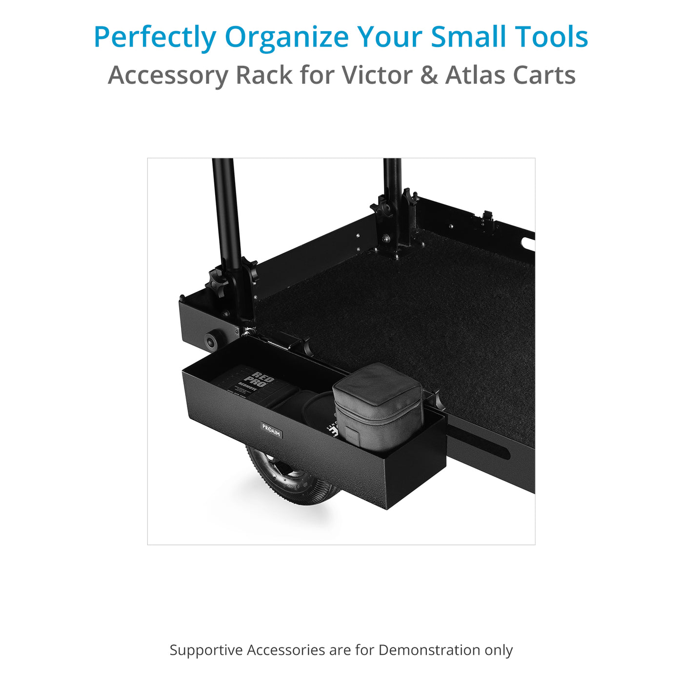 Standard Accessory Rack for Video Camera Production | Proaim — Proaim.ca