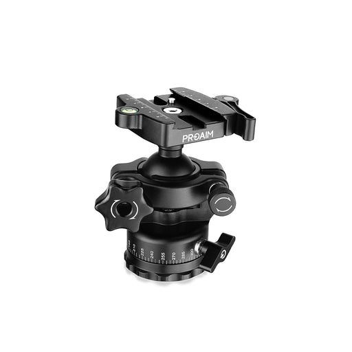 Proaim 3-in-1 Superball Camera Tripod Ball Head with Lever Clamp