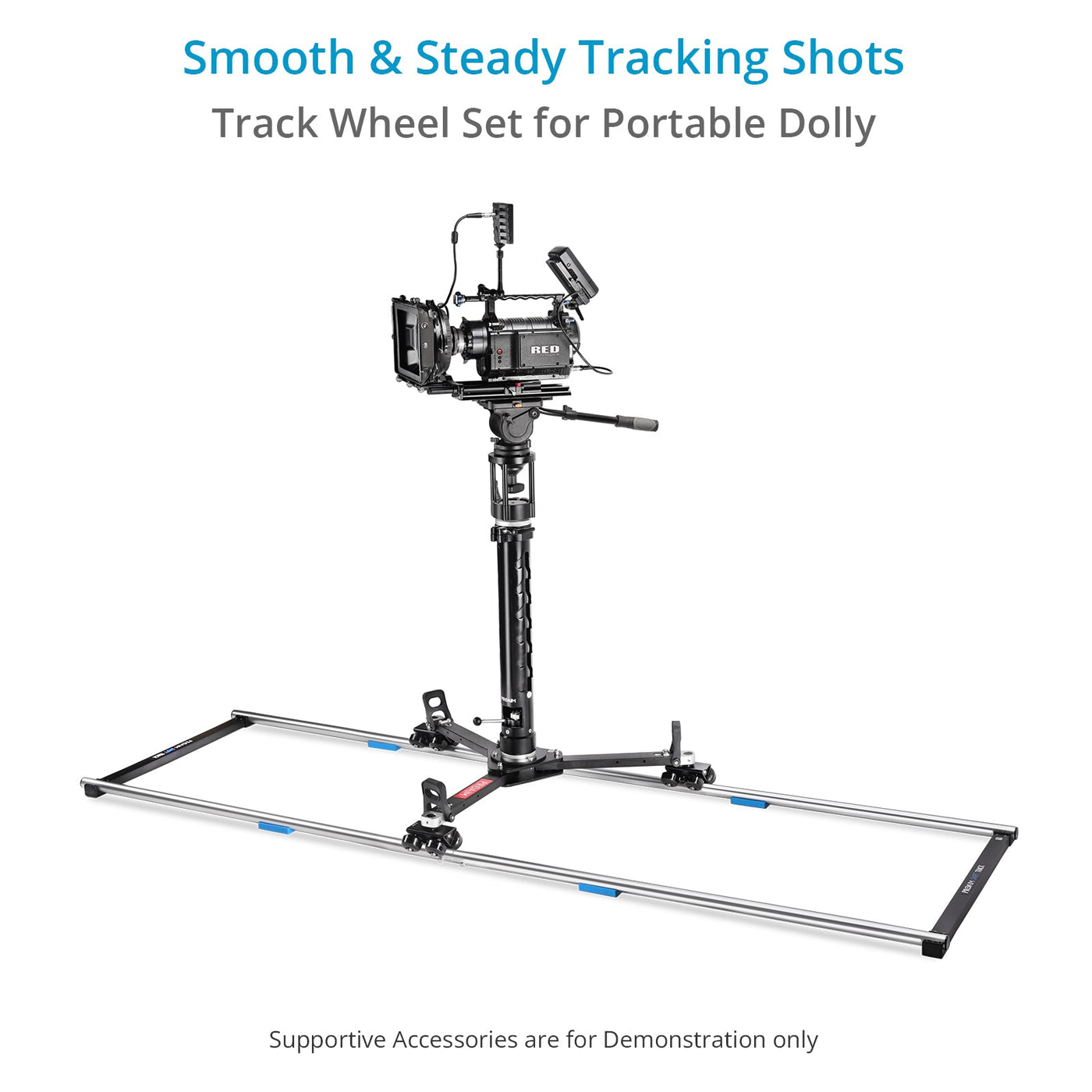 Track Wheel Set for Portable Heavy-Duty Camera | Proaim — Proaim.ca