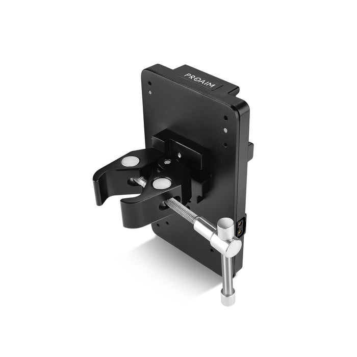 Proaim V-Mount Battery Adapter Plate with Jaw clamp