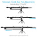 Proaim 7.2ft Wave Fold Video Camera Jib Crane | 15kg/33lb Payload