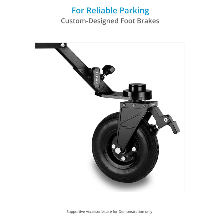 Proaim Wheels Set for Proaim Alpha Stand & 1x1" Square Leg Light Stands