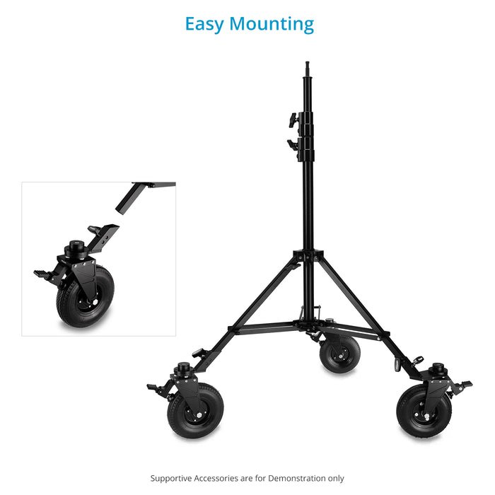 Proaim Wheels Set for Proaim Alpha Stand & 1x1" Square Leg Light Stands