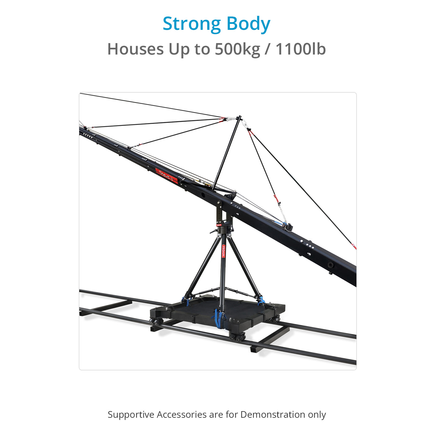 Proaim Big Heavy Duty Dolly Track Wheel Set for Wave9 40ft Camera Cra — Proaim.ca