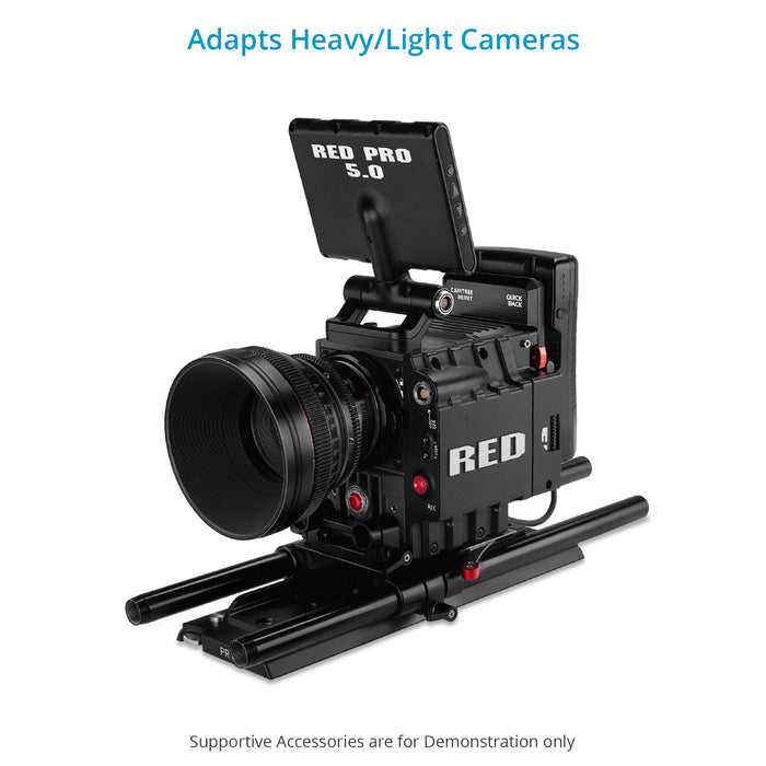 Proaim 19-15mm Camera Base Plate, ARRI Standard Dovetail Tripod Plate with New Quick Lock