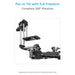 Proaim Explorer Pan Tilt Head for Camera Jib Crane, 8kg/17.6lb Payload