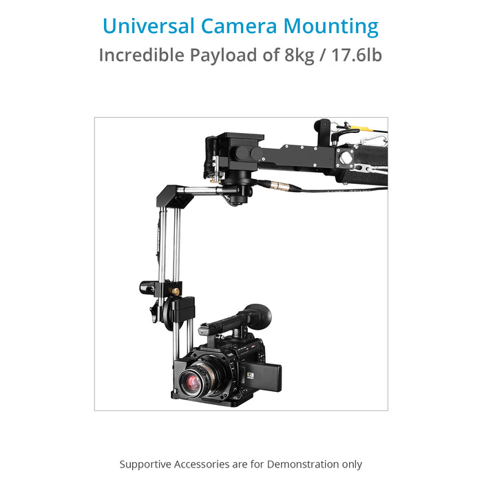 Proaim Explorer Pan Tilt Head for Camera Jib Crane, 8kg/17.6lb Payload