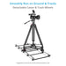 Proaim Marcus Camera Dolly with Mitchell & Euro/Elemac Adapter Base