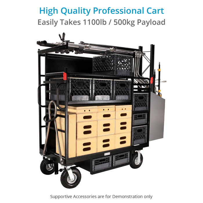 Proaim Vanguard Grip Equipment Production Cart for Film/Studio/Stage