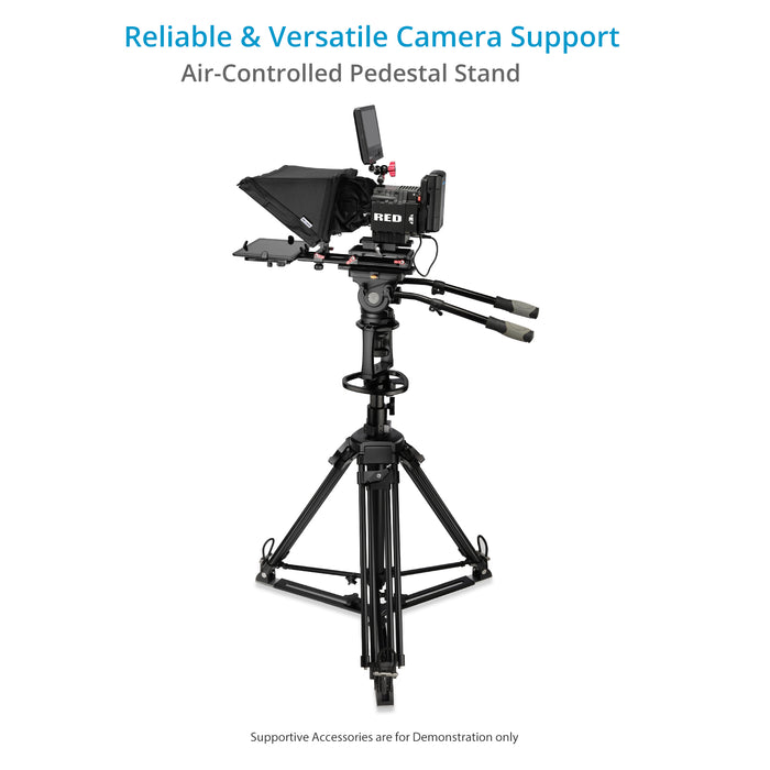 Proaim 5.6ft Air-Controlled Pedestal Stand with 100mm Bowl Camera Mount & Ground Spreader