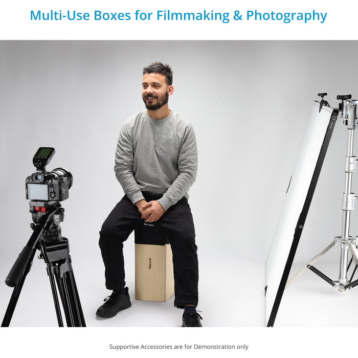 Proaim Set of 4 Apple Boxes for Studio, Film Set & Photograph