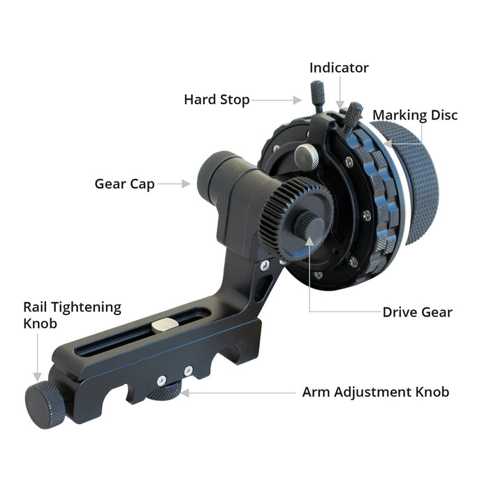 Proaim HS-1000 15mm Follow Focus with Hard Stops