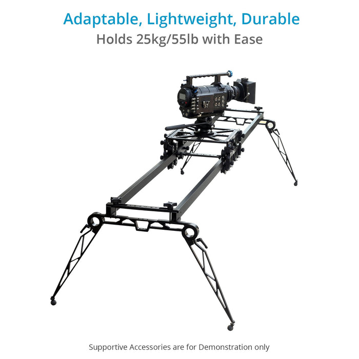 Camtree Rayo 8ft Camera Track Dolly Slider | Free Camera Mounting Clamp