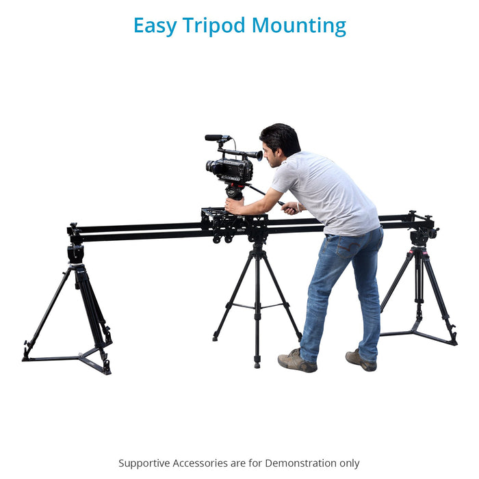 Camtree Rayo 8ft Camera Track Dolly Slider | Free Camera Mounting Clamp