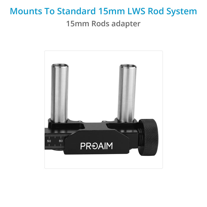 Proaim Ace EVF Mount Base Kit for Canon LM-V2 Camera LCD Monitor